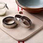 BakeryBits Handmade Heavy-Duty Stainless Crumpet Rings