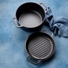 Cast-Iron Round Dutch Oven and Bread Pan 5.7 Litre