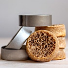 BakeryBits Handmade Heavy-Duty Stainless Crumpet Rings