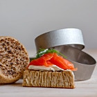 BakeryBits Handmade Heavy-Duty Stainless Crumpet Rings