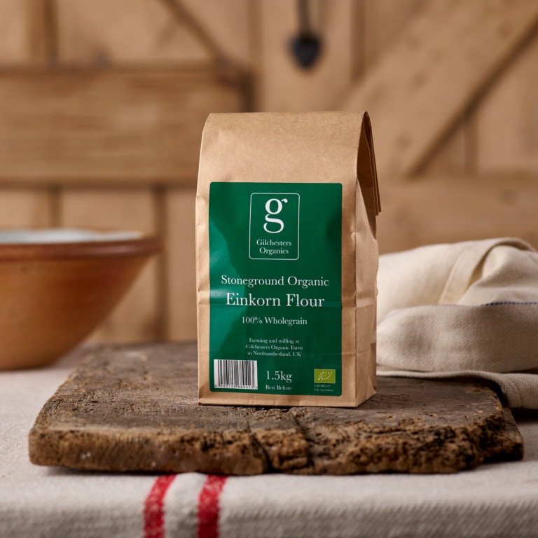 Gilchesters Organics 1.5kg bag of einkorn flour