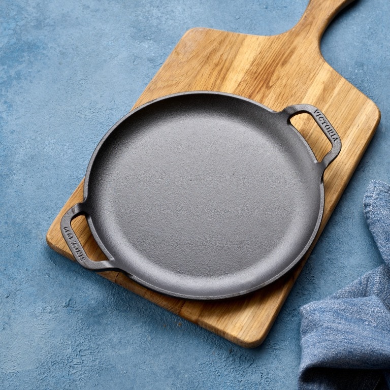 Cast-Iron Double-Handled Pizza Pan 25cm (10")