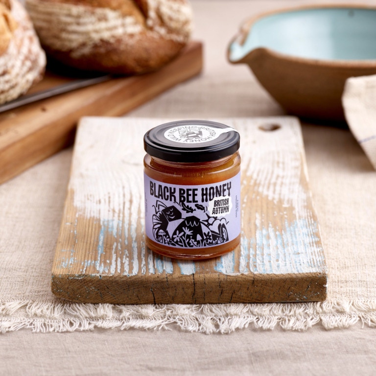 Black Bee Honey - British Autumn, Heather Honey 227g