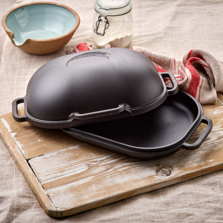 Cast iron bread pan with lid best sale