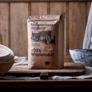 Redbournbury Organic Wholemeal Flour-3kg