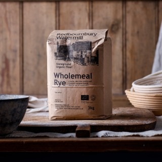 Redbournbury Organic Rye Flour-3kg