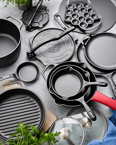 Cast iron cookware from Colombia